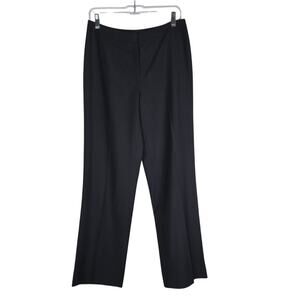 Lafayette 148 New York Menswear Business Work Wear Black Women's Dress Pants 8